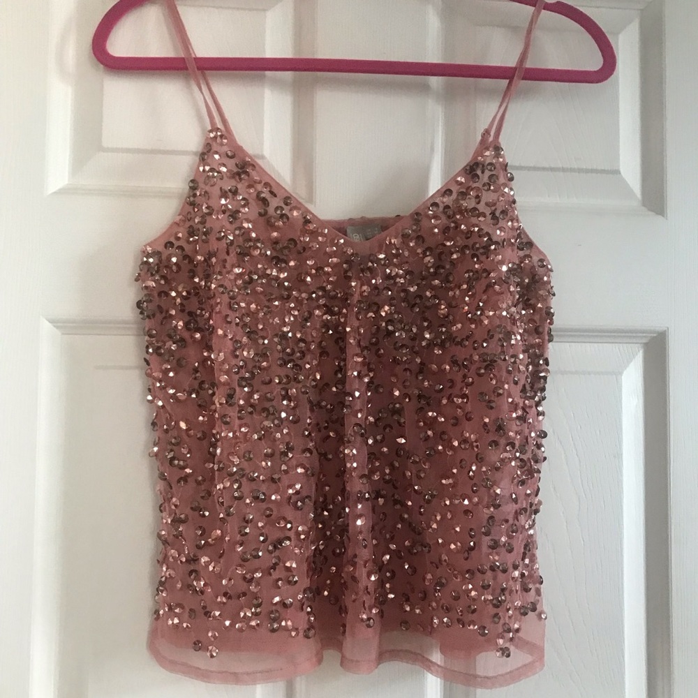 ASOS Sequin Sheer Top used